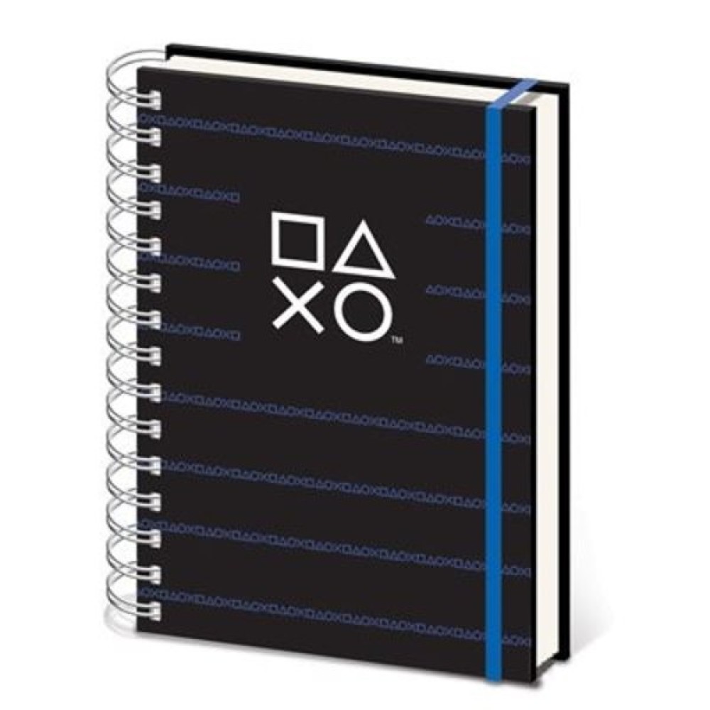 Playstaion (Pinstripe Dark) A5 Notebook
