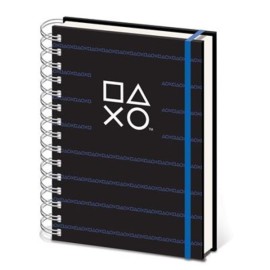 Playstaion (Pinstripe Dark) A5 Notebook