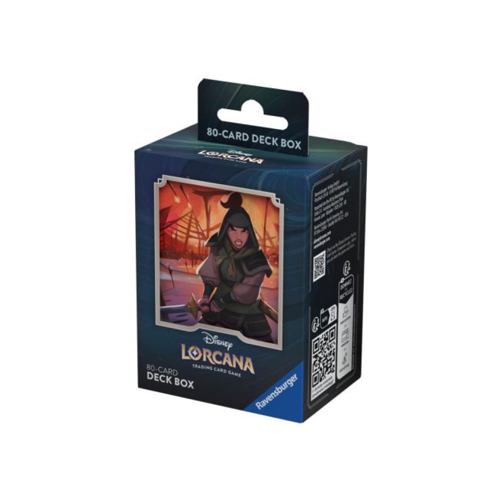 Disney Lorcana Deck Box - Mulan Disney Lorcana Deck Box - Mulan