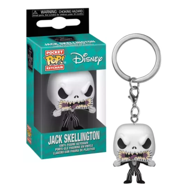 NIGHTMARE BEFORE CHRISTMAS - Pocket Pop Keychains - JACK Scary Face
